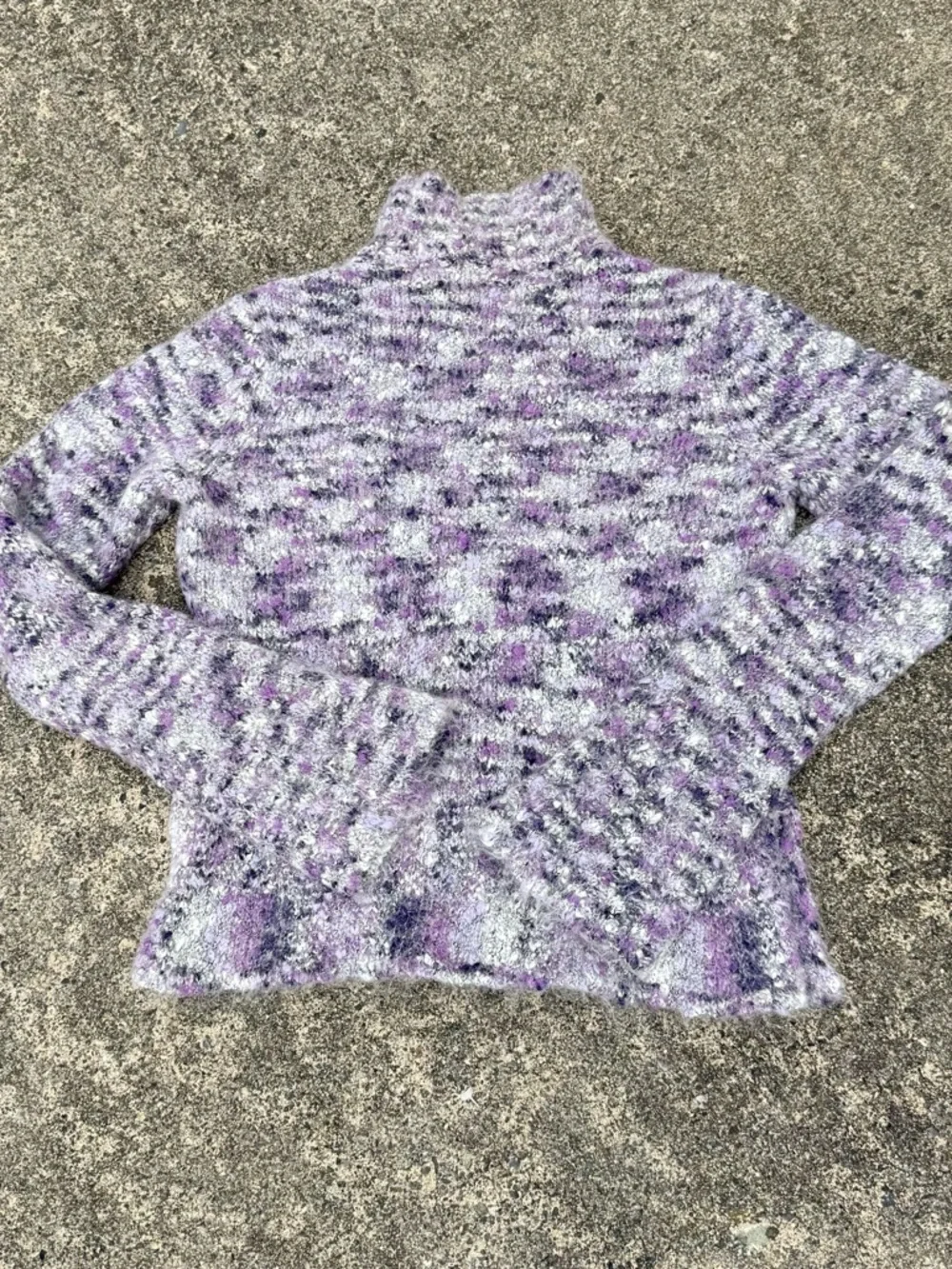 Vintage Old Navy Lavender Marled Turtleneck Sweater size S
